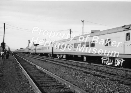 U.P. Steam engine, Baker City depot 7
