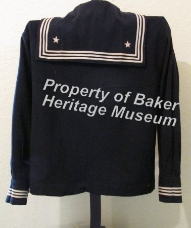 Uniform, Navy Jumper, Back