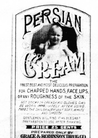 Grace Bodinson in Persian Cream ad ca 1918