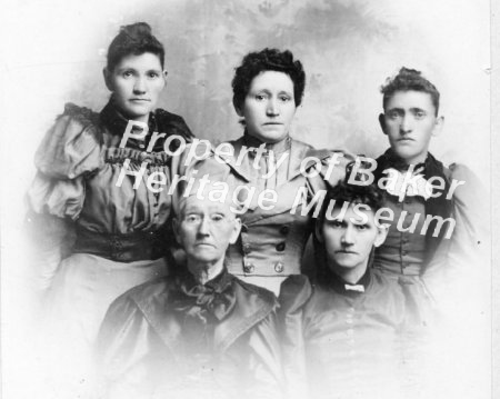 Post card of mother and daughters