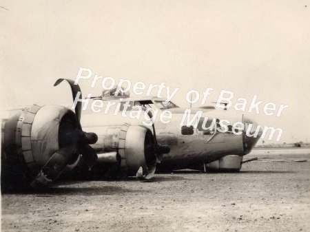 Crashed B-17 Photo by Elwell M