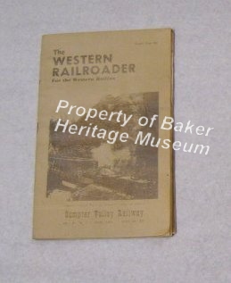 Sumpter Valley Railway Booklet