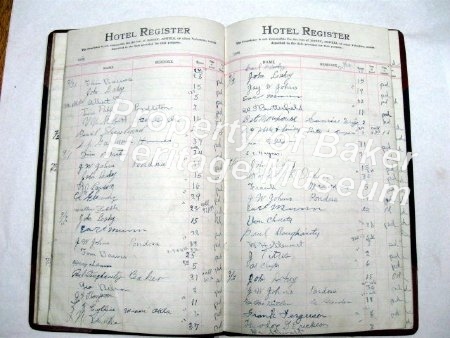 Imperial Hotel Register, 1943-43