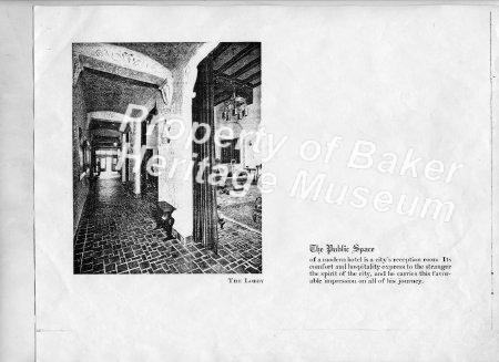 Hotel Baker Promotional Brochure, pg. 5
