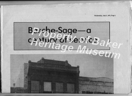 Basche-Sage History