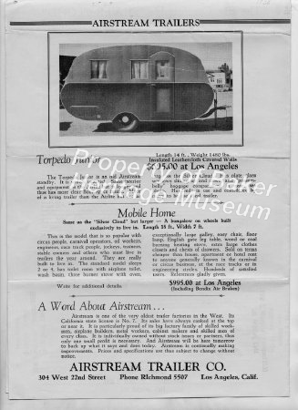 1938 Airstream Brochure, pg. 4