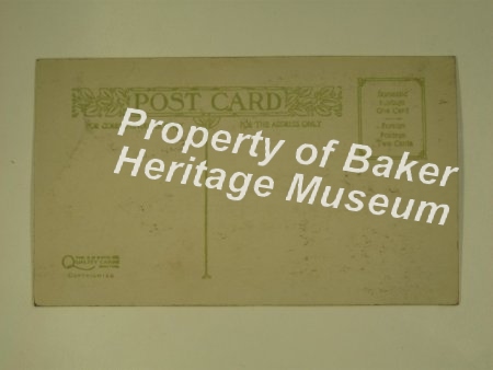 Back of Postcard
