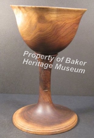 Wood Goblet, Carved side