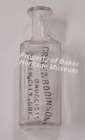 Grace & Bodinson Druggists Bottle