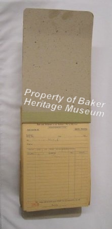 Derry Paint Store Receipt Book