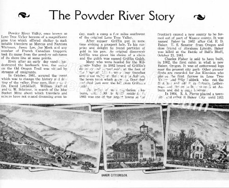 Esther Munk collection. Souvenir Program, Oregon Trail Days and Powder Rive