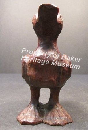 Wood duck, Carved front
