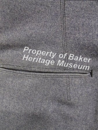 Uniform, West Point Dress, back pocket detail