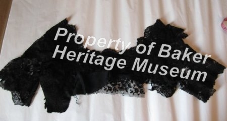 Bodice top,  black lace