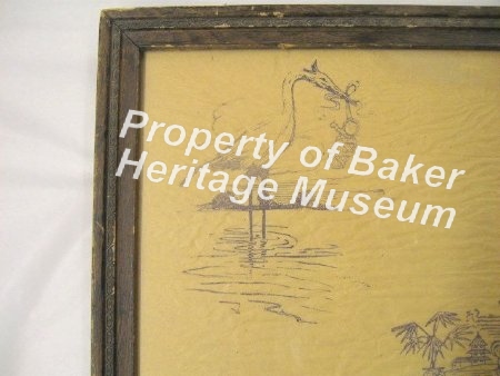 Brown's Home Bakery Advertisement, Framed