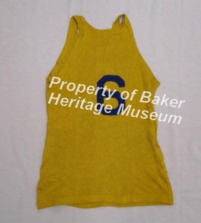 Baker YMCA Basketball Jersey, 1943-44