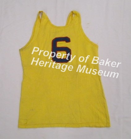 Baker YMCA Basketball Jersey, 1943-44