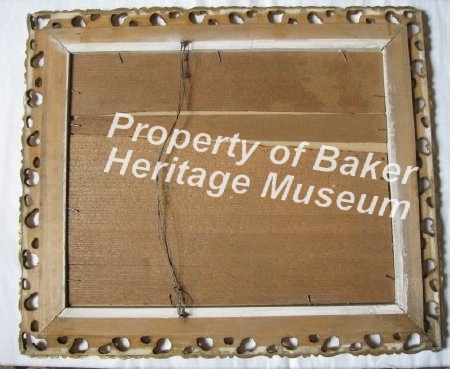 Gold Picture Frame, Back