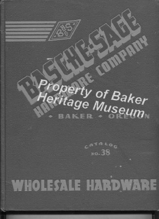 Basche-Sage Catalog, 1938