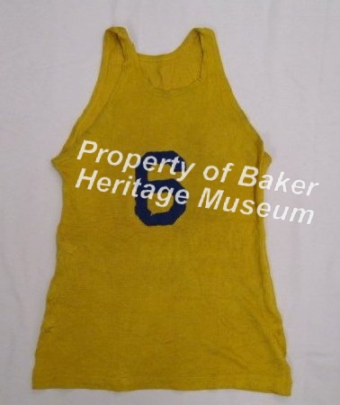 Baker YMCA Basketball Jersey, 1943-44