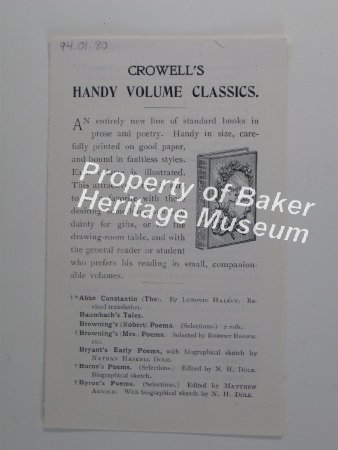 Booklet