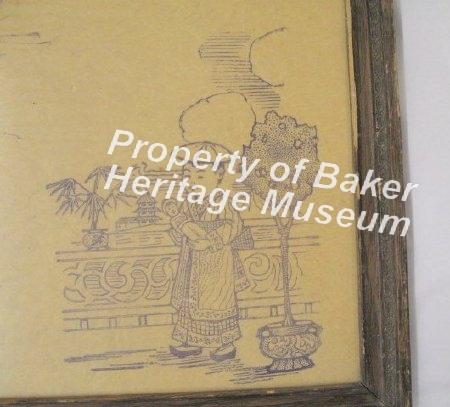 Brown's Home Bakery Advertisement, Framed