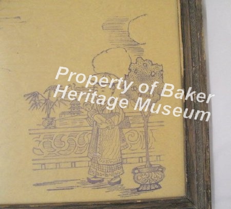 Brown's Home Bakery Advertisement, Framed