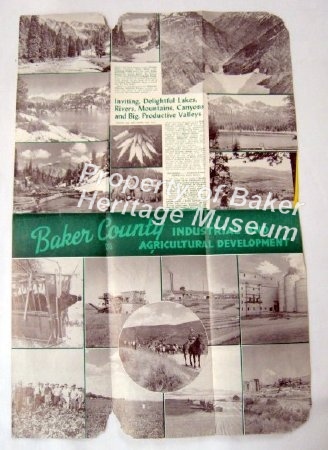 Baker County Brochure, 1950's