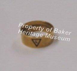 Masonic Ring, W.E. Baker