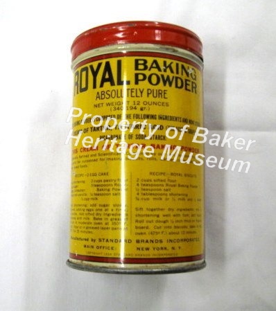 Royal Baking Powder Tin