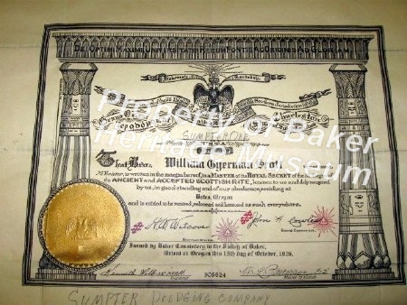 Certificate, Commemorative