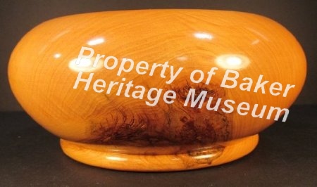 Wood Bowl, Carved side