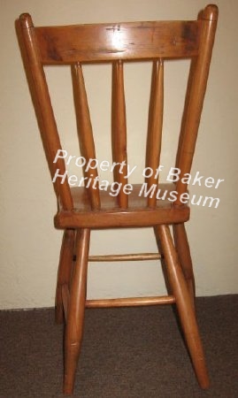 Chair, Side, back view